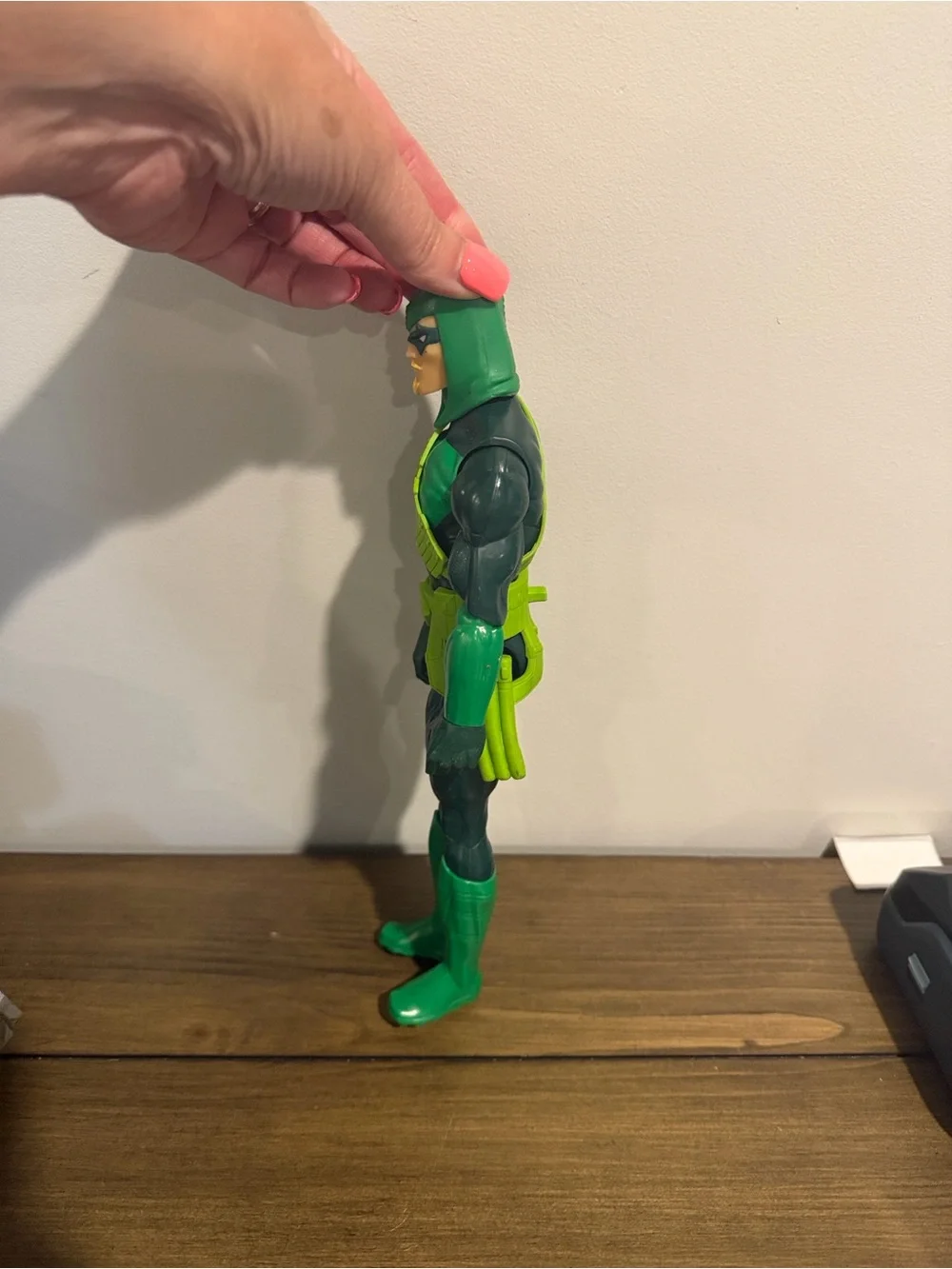 Green Arrow 12” action figure with belt by Mattel